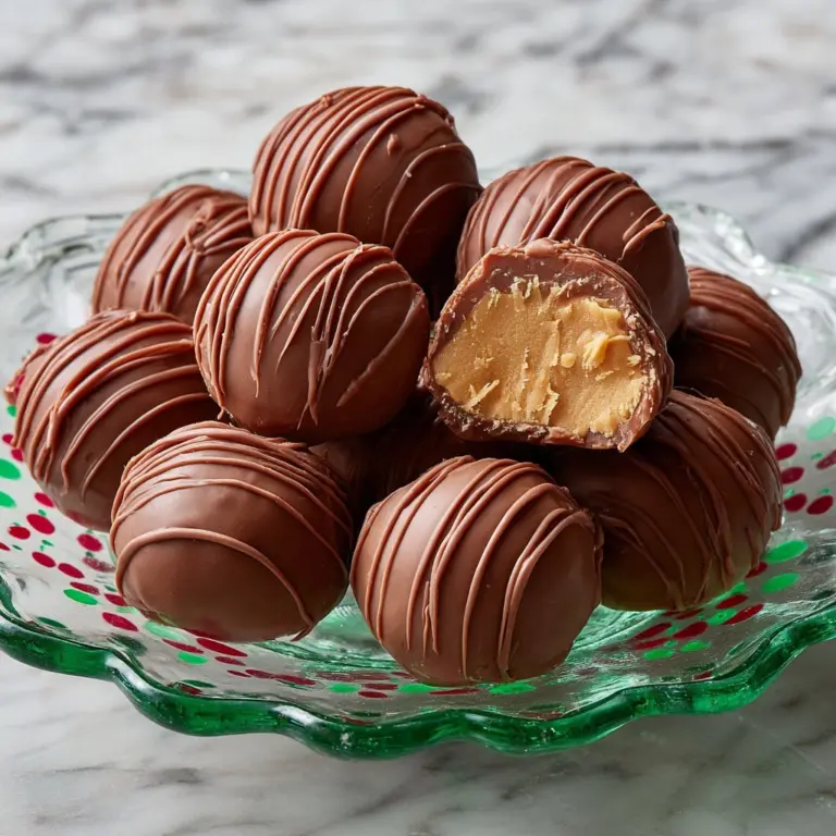 4 Ingredient Peanut Butter Balls Recipe