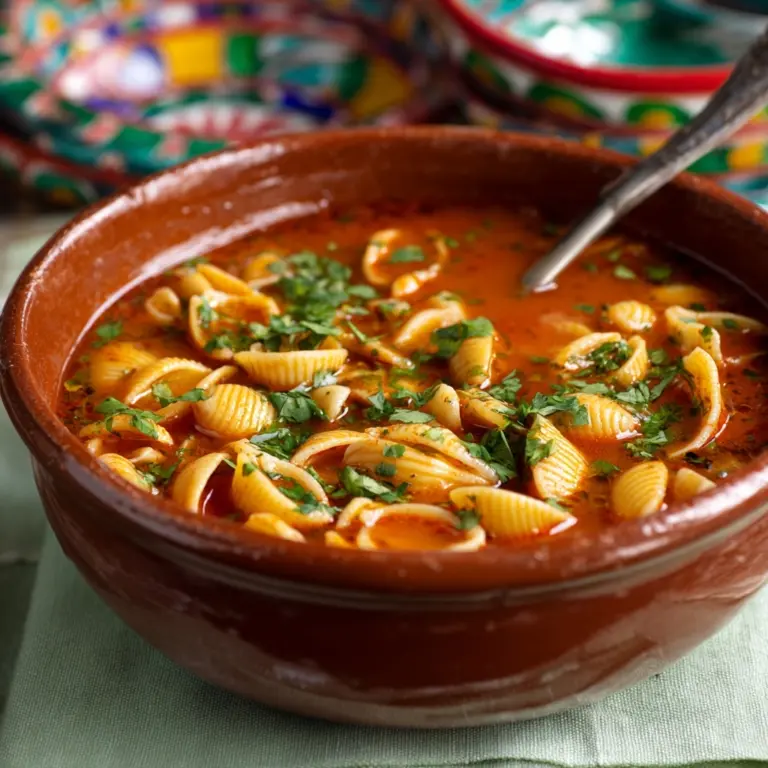 Mexican Sopa de Conchas Recipe