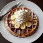 Flourless Banana Oat Waffles Recipe
