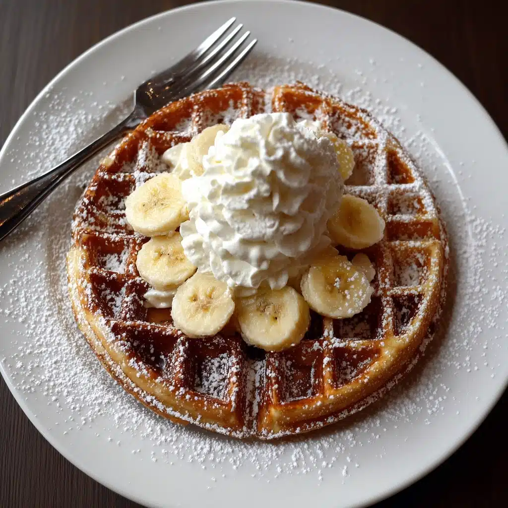 Flourless Banana Oat Waffles Recipe - Recipe Image