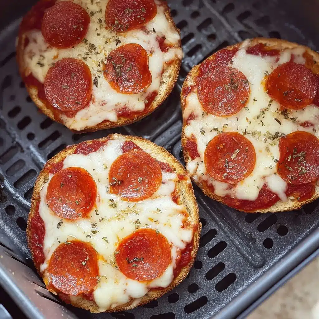 Air Fryer Bagel Pizzas Recipe