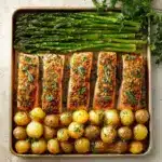 Sheet Pan Maple Dijon Glazed Salmon Recipe