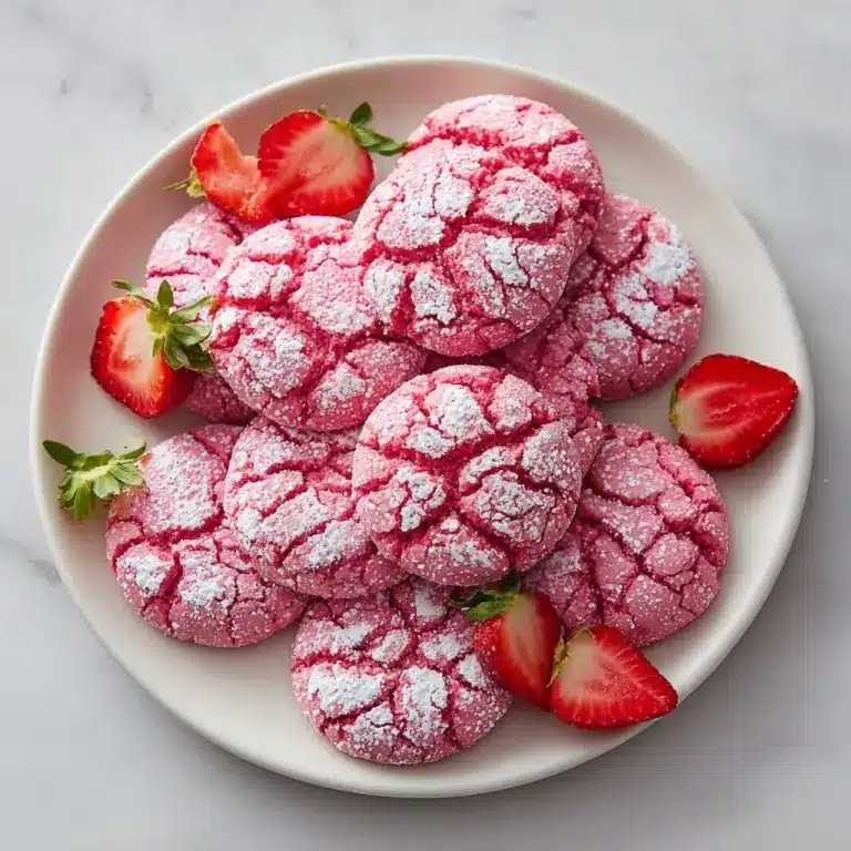 Strawberry Cake Mix Cookies Recipe