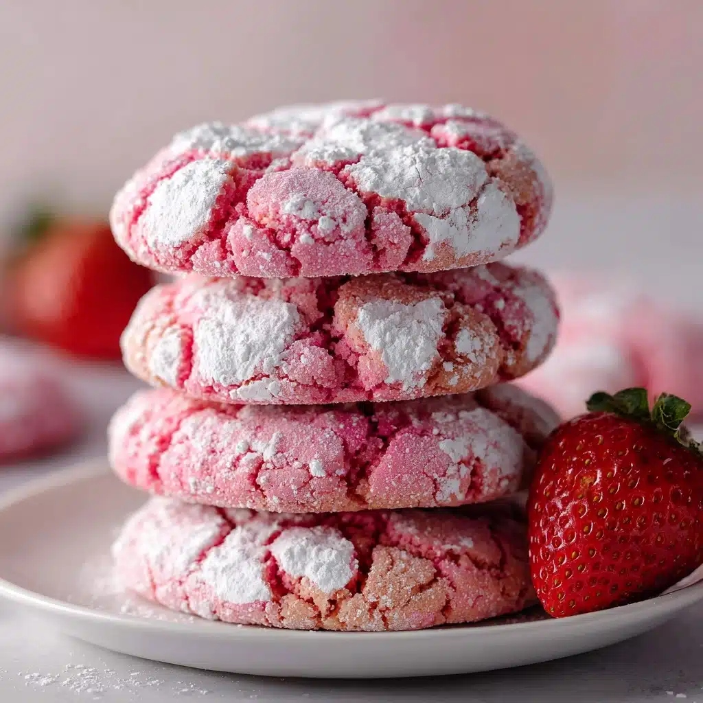 Strawberry Cake Mix Cookies Recipe - Recipe Image