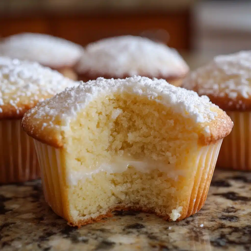 Fluffy Japanese Cotton Cheesecake Cupcakes Recipe - Recipe Image
