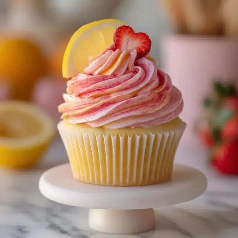 Strawberry Lemonade Cupcakes Recipe
