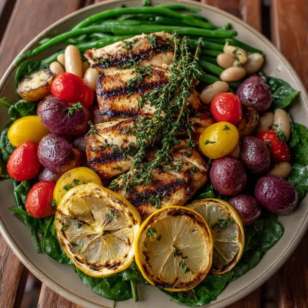 Summer Nicoise Salad with Grilled Fish Recipe - Recipe Image