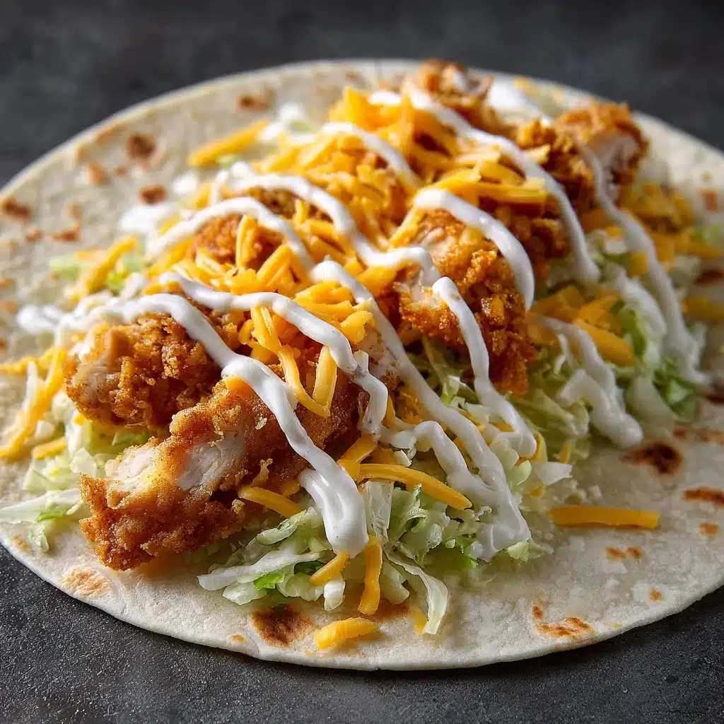 McDonald's Crispy Chicken Ranch Snack Wrap (Copycat!) Recipe - Recipe Image