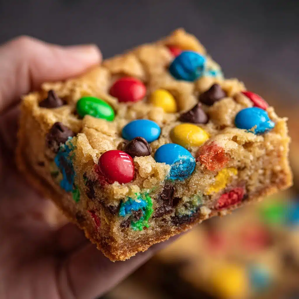 M&M Cookie Bars Recipe - Recipe Image