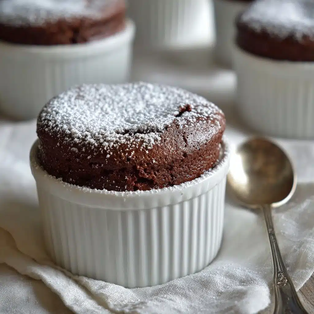 Chocolate Soufflé {low-fat} Recipe - Recipe Image