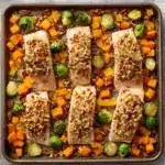 Sheet Pan Maple Pecan Salmon Recipe