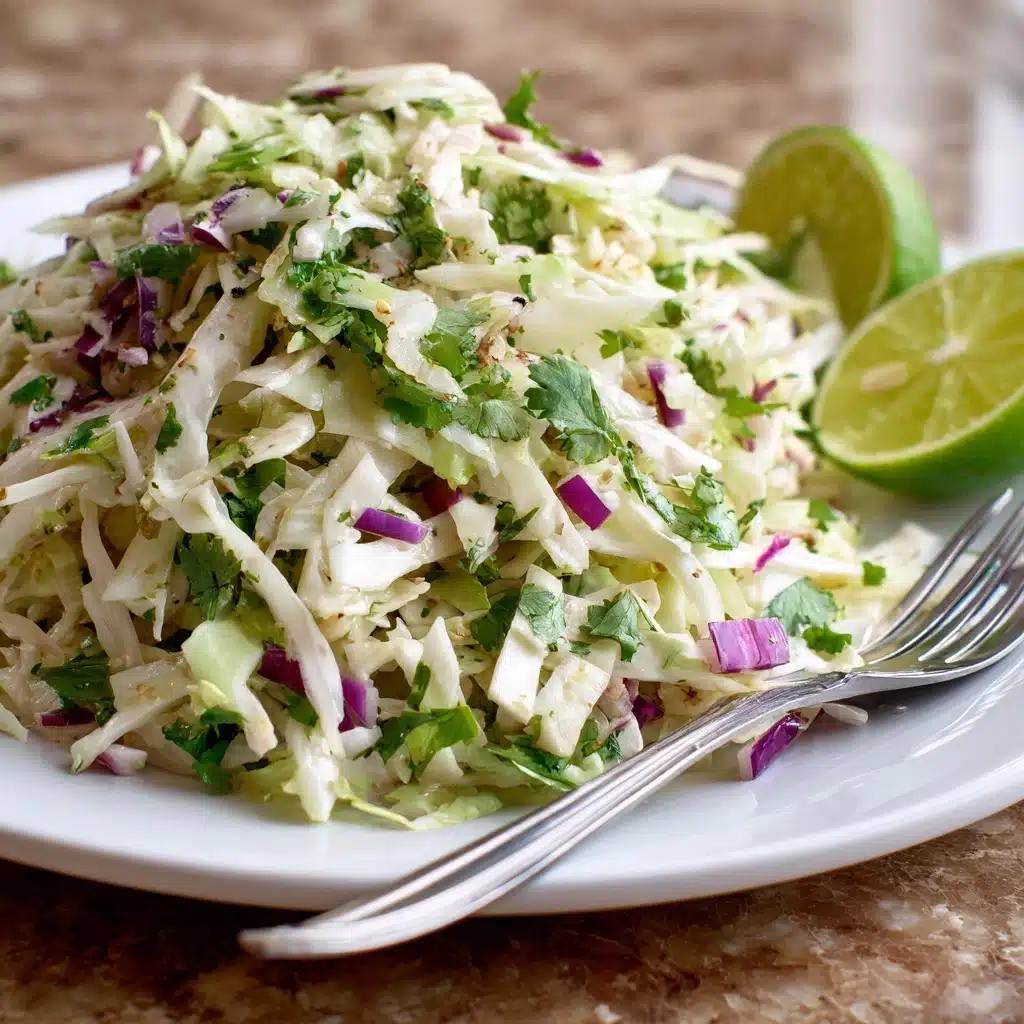 5 Minute Cilantro Lime Slaw Recipe - Recipe Image