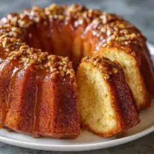 Moist Banana Pound Cake Recipe