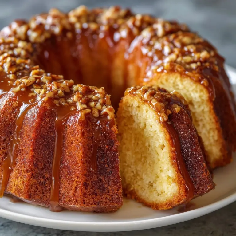 Moist Banana Pound Cake Recipe