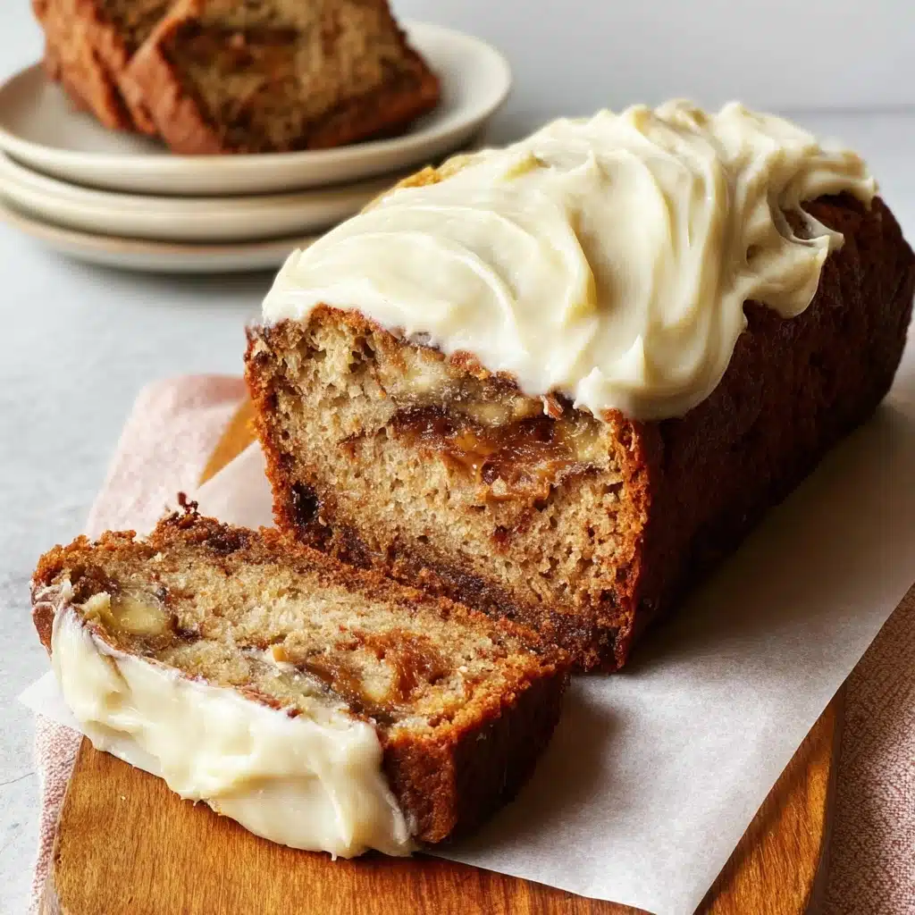 Cinnamon Roll Banana Bread Recipe