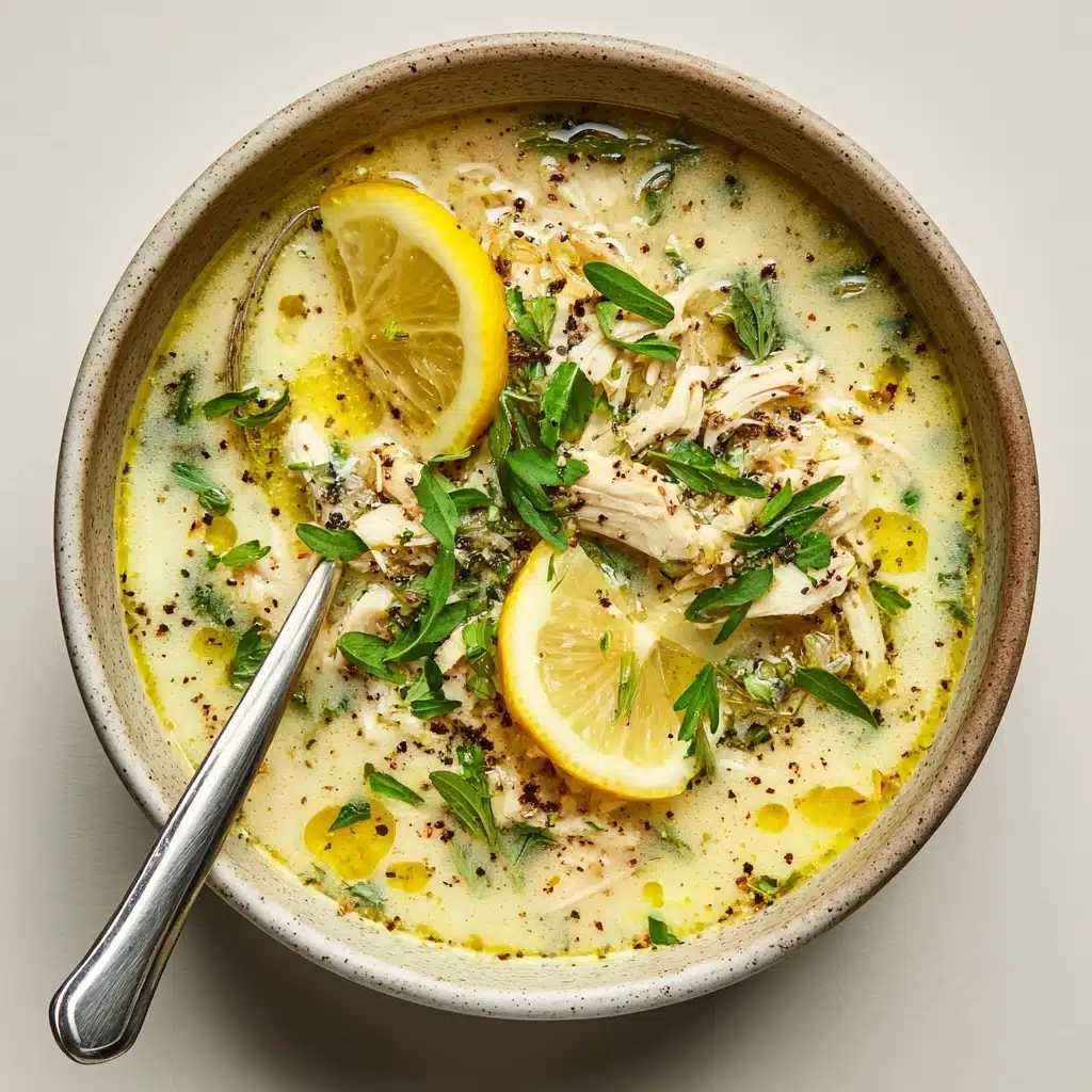 Avgolemono — Greek Lemon Chicken Soup Recipe - Recipe Image