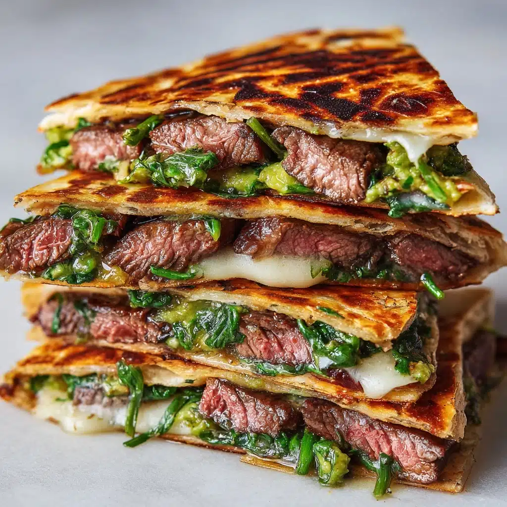 teak Quesadilla with Avocado Chimichurri Recipe - Recipe Image