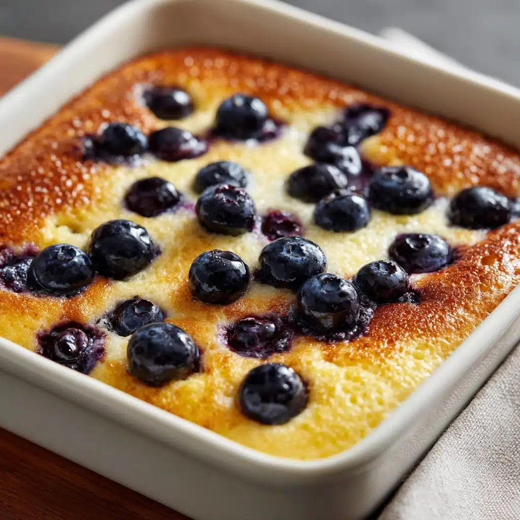 Blueberry Cottage Cheese Breakfast Bake Recipe