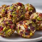 Cranberry Pistachio Protein Bites Recipe