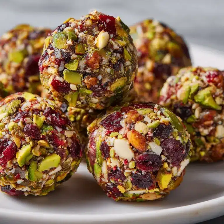 Cranberry Pistachio Protein Bites Recipe