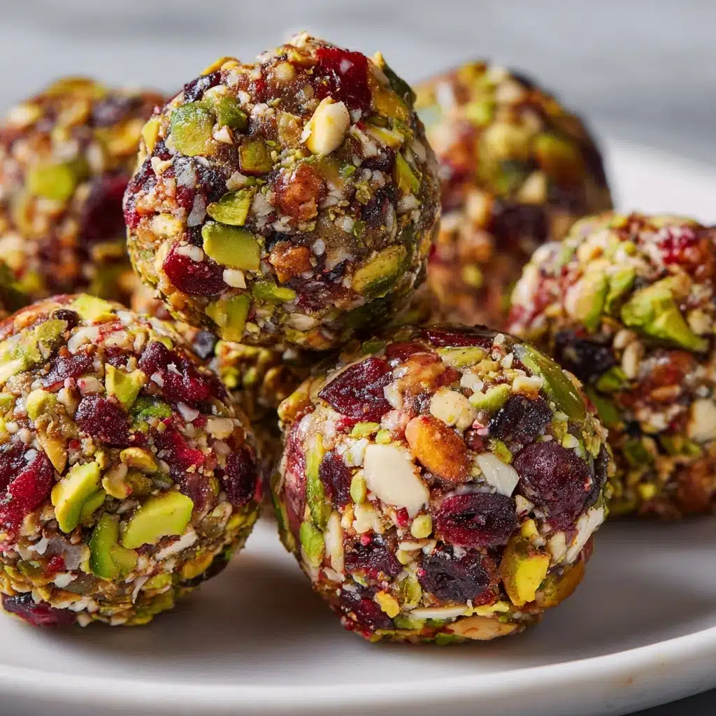 Cranberry Pistachio Protein Bites Recipe