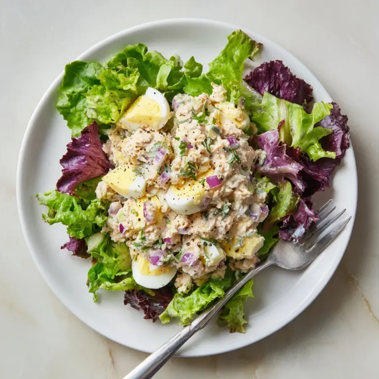 Tuna Egg Salad Recipe