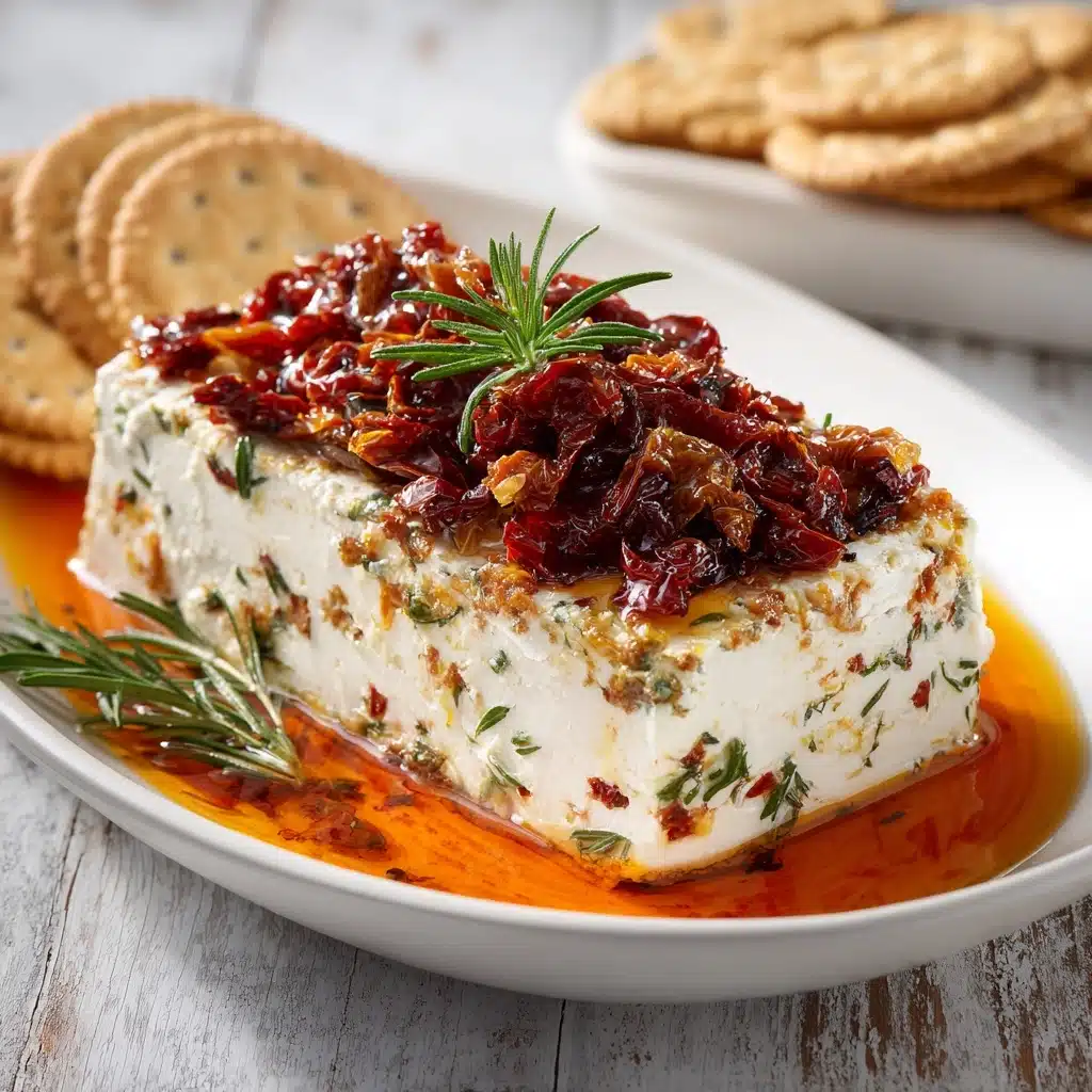 Italian Antipasto Cream Cheese Log Recipe - Recipe Image