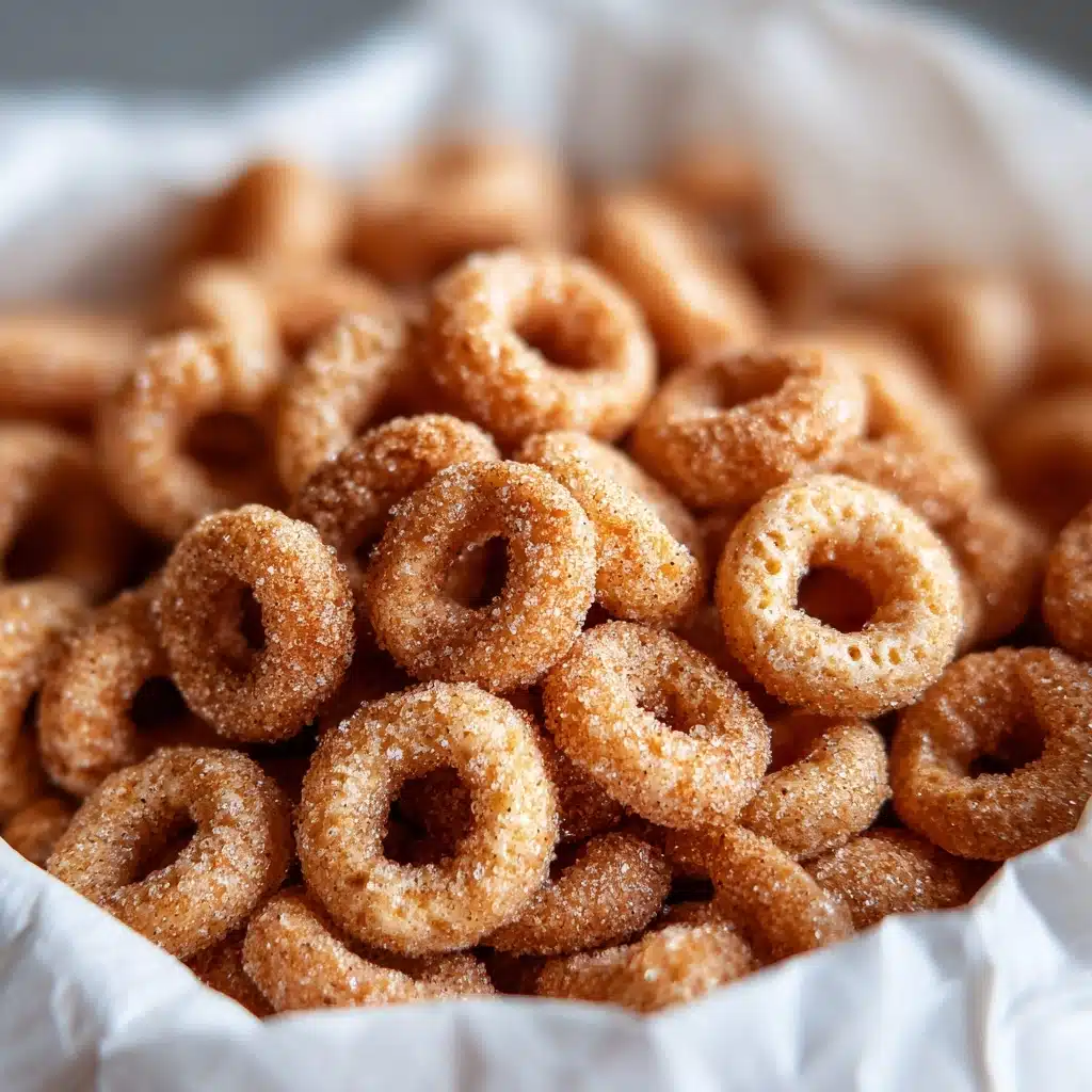 Mini Doughnut Hot Buttered Cheerios Recipe - Recipe Image