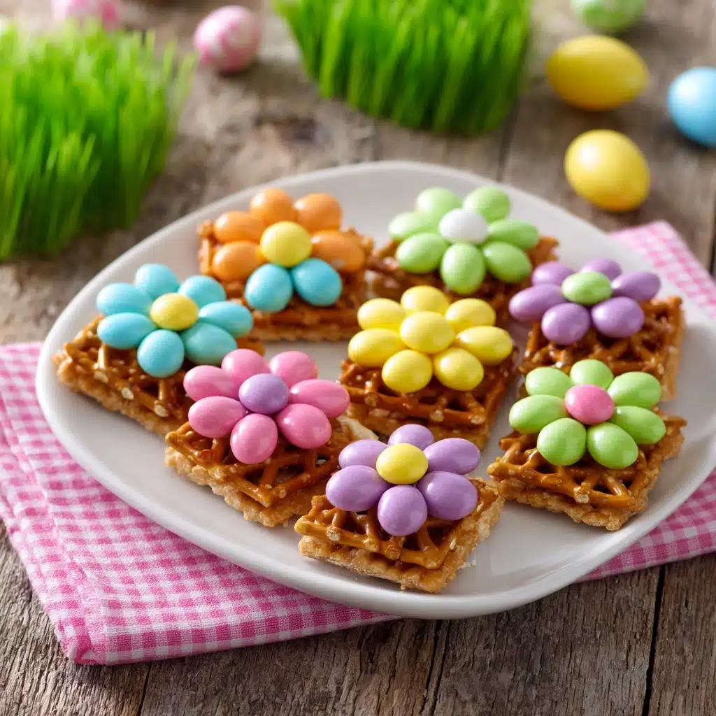 Pretzel Snack Recipe Idea: Flower Pretzel Bites Recipe - Recipe Image