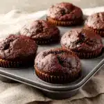 One Bowl Chocolate Greek Yogurt Banana Muffins Recipe