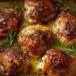 Balsamic Herb Baked Chicken Thighs Recipe