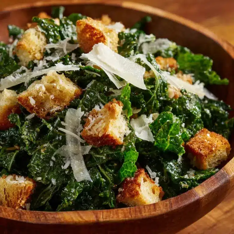 Lemon Parmesan Kale Salad Recipe