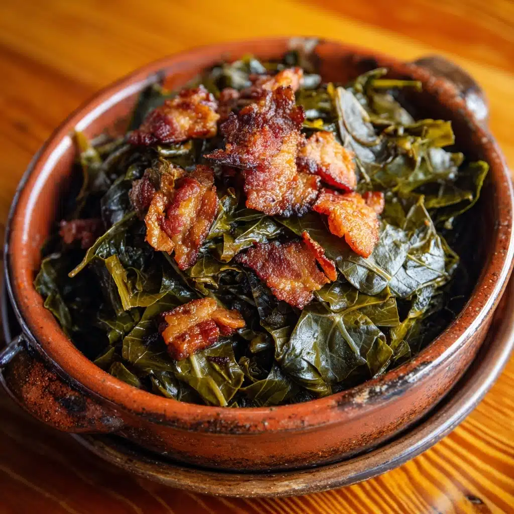 Cook Collard Greens with Bacon Perfectly Recipe - Recipe Image