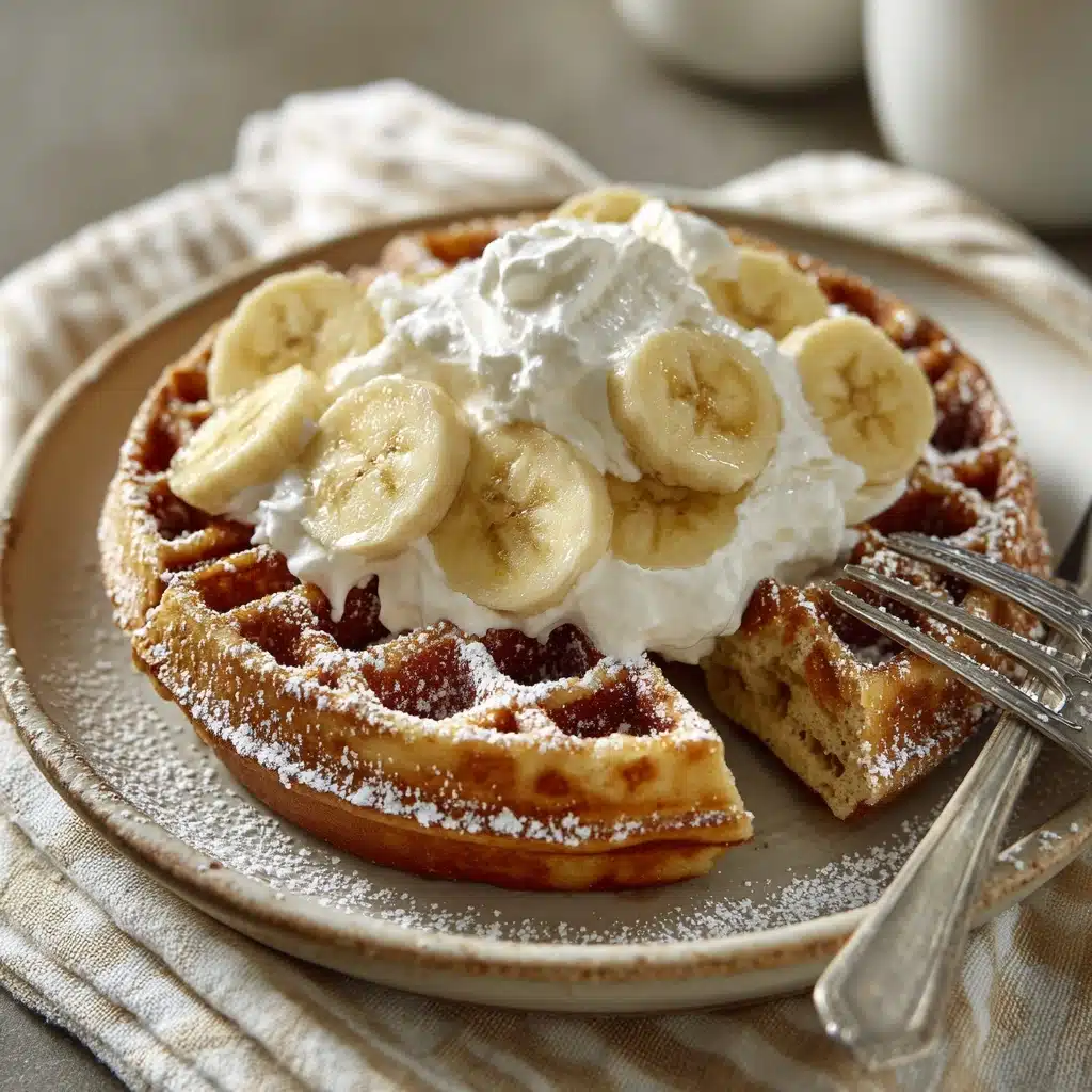 Flourless Banana Oat Waffles Recipe - Recipe Image