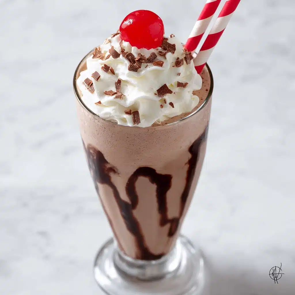 Easy Chocolate Milkshake Recipe - Recipe Image