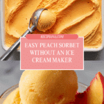 The Best Peach Sorbet Without Ice Cream Maker Recipe