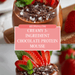 Healthy Protein Chocolate Mousse (3 Ingredients) Recipe