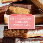 Homemade Protein Bars (4 Ingredients!) Recipe