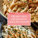 Crock Pot Creamy Cajun Chicken Pasta Recipe