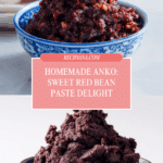 Anko Recipe - Japanese Sweet Red Bean Paste Recipe
