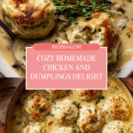 Homemade Chicken and Dumplings Recipe