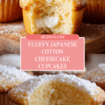 Fluffy Japanese Cotton Cheesecake Cupcakes Recipe