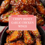 Honey Garlic Chicken Wings Recipe