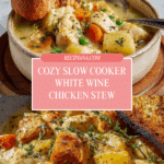 Slow Cooker White Wine Chicken Stew Recipe