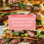 teak Quesadilla with Avocado Chimichurri Recipe
