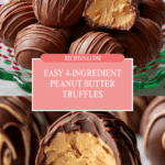 4 Ingredient Peanut Butter Balls Recipe