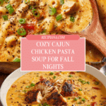 Creamy Cajun Chicken Pasta Soup Recipe