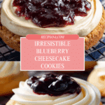 Copycat Crumbl Blueberry Cheesecake Cookie Recipe