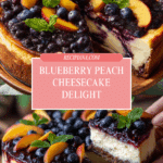 Blueberry peach cheesecake Recipe