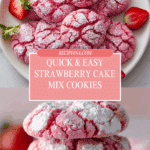 Strawberry Cake Mix Cookies Recipe